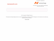 Tablet Screenshot of menieresinfo.com